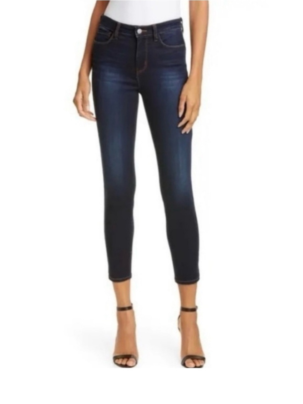 L'AGENCE High Rise Avery Skinny Jeans Deep Space Womens Sz.. 26